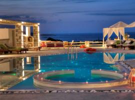 Gorgeous Paros Villa - 3 Bedrooms - Villa Harmony - Private Outdoor Jacuzzi and Garden Views - Naousa，位于莱瓦贾的酒店