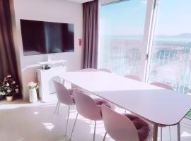영종 러블리 하우스, 오션뷰 테라스 3룸 6인실，位于仁川市的公寓式酒店