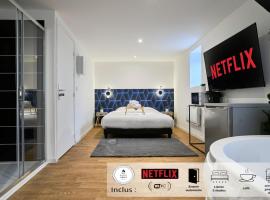 NG SuiteHome - Lille I Tourcoing I Haute - Balnéo - Netflix，位于图尔昆的酒店