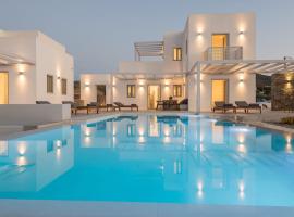 Beautiful Paros Villa - 2 Bedroom - Villa Nirvana - Breathtaking Sea Views and Great for Couples - Naousa，位于莱瓦贾的酒店