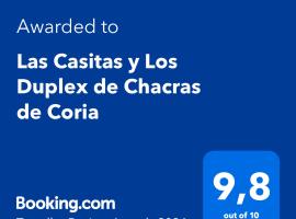 Las Casitas y Los Duplex de Chacras de Coria，位于查克拉斯德科里亚的酒店