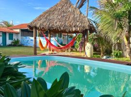 casa na Taiba - de frente ao mar - piscina - lagoa do kite，位于São Gonçalo do Amarante的酒店