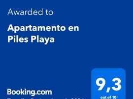 Apartamento en Piles Playa，位于皮莱斯的公寓