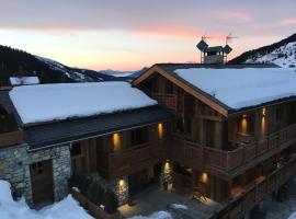 Chalet La Grande Ourse Meribel - superior duplex apartment，位于美贝尔的酒店