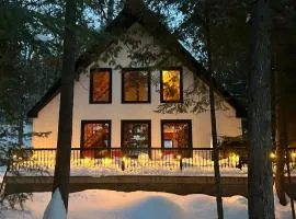 Winter Lakefront Chalet - Serendipity Hideaway - Ski, Skate, Snowshoes & Relax by the Cozy Fire