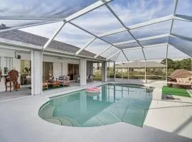 Port St Lucie Canal-Front Home with Heated Pool!