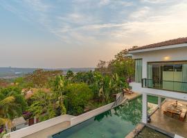 Cliffhouse by Hireavilla -5BR with Private pool in Saipem，位于Pilerne的酒店