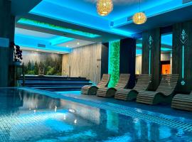 Hotel Maria & Spa，位于什恰夫尼察的带按摩浴缸的酒店