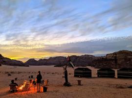 Wadi rum galaxy camp，位于瓦迪拉姆的住宿加早餐旅馆