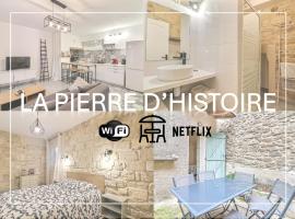 Hyper Centre Terrasse Wifi La Pierre d'Histoire，位于博凯尔的公寓