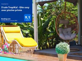 S'cale TropiKal - Gite cosy avec piscine privée，位于Petit-Canal的酒店