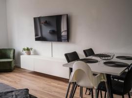 Exklusives Ferien-Appartement mit Pool- und Saunazugang für bis zu 4 Personen，位于申瓦尔德的酒店