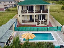 Lailamar Villa, Ocean view, Pool & AC - Ground Floor