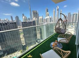 Reva residence suite burj Khalifa view ,Kings，位于迪拜的度假屋