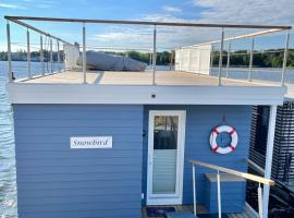 Hausboot Snowbird Lübeck mit großem Sonnendeck und Wäschepaketen inklusive，位于吕贝克的酒店