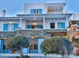 Exquisite Mykonos Villa - Villa Lakima - 6 Bedroom - Infinity Pool - Panoramic Sea And Sunset View - Pool Bar，位于法纳里的酒店