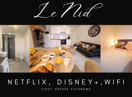 Le Nid 3 étoiles Wifi, Netflix, Disney, Coeur de Bastide，位于鲁埃格自由城的酒店