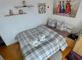Joli studio avec terrasse et vue POUR NON FUMEURS