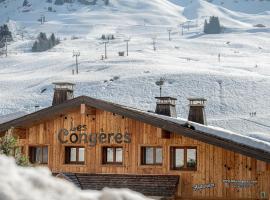 Les Congères，位于大博尔南雷海希滑雪缆车附近的酒店