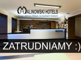 Malinowski Leśny，位于格利维采的酒店