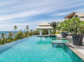 Luxury villa Seaview & Sunset 100m from the beach，位于帕干岛的乡村别墅