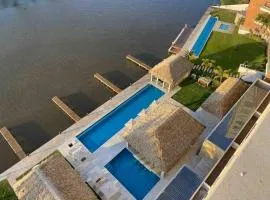 9nopiso Vista al Mar con 3 Albercas con Gym y Playa