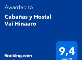 Cabañas y Hostal Vai Hinaaro，位于安加罗阿的旅馆