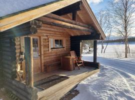 Lakeside Holiday Cottage near Ivalo - Minna-Carita's，位于伊瓦洛的木屋