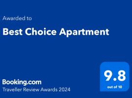 Best Choice Apartment，位于索非亚的度假村