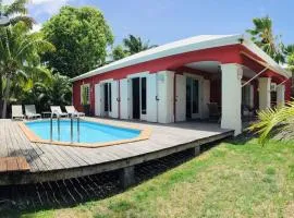 Villa la Désirade 4/5 P St François 50 m de la plage et de l'Anse de Mancenillier