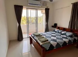 Nirvana Stay, Spacious Fully furnished 2bhk apartment in Mangalore, Full AC