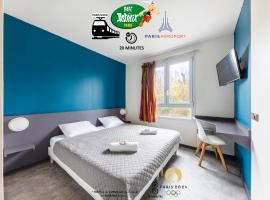 Hôtel La Nonette ASTERIX, CDG AIRPORT & PARIS CENTRE，位于奥利拉维勒的酒店