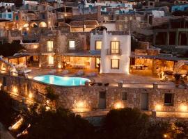 Azure Horizon Suites & Villas - Mykonos，位于圣爱奥尼斯米科诺斯的公寓