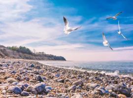 Bungalow SONNE UND MEER direkt am Strand，位于德兰斯克的乡村别墅