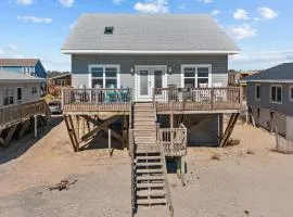 Modern Oceanfront Cottage with Direct Beach Access & Near Pier