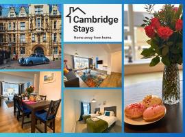 Cambridge Stays Riverside Apart Hotel with 2BR Flats at the City Centre-Parking-Balcony，位于剑桥的公寓