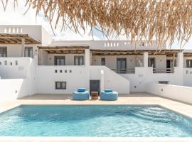 Magnificent Naxos Villa | 3 Bedrooms | Villa Jimbei | Beautiful Sea Views and Private Pool | Naxos，位于圣安娜纳克索斯的酒店
