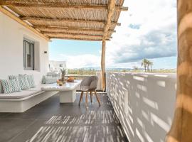 Amazing Naxos Villa | 3 Bedrooms | Villa Oden | Panoramic Sea Views | Naxos，位于圣安娜纳克索斯的酒店