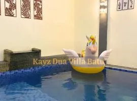 Kayz Dua Villa Batu Dengan Kolam Renang Pribadi