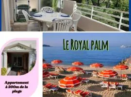 Royal Palm Juan les pins -Appartement 53M2 avec terrasse ensolleillée 5e dernier étage 200m de la plage