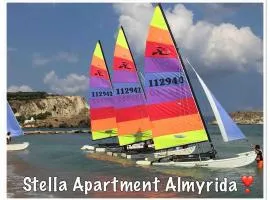 Stella Apartment in Almyrida slechts 350m vanaf het strand, auto huren niet nodig