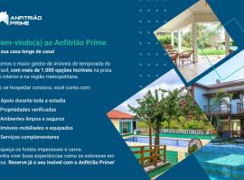 Casa com churrasq, piscina e Wi-Fi em Criciuma SC，位于克里西玛的乡村别墅