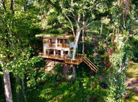 Jungle Spirit Treehouse，位于卡维塔的度假屋