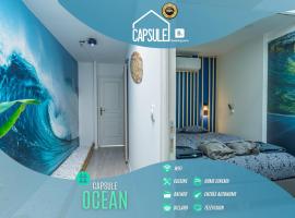 Capsule océan - Jacuzzi - Billard - Netflix - 2 Chambres - Cuisine，位于瓦朗西纳的公寓