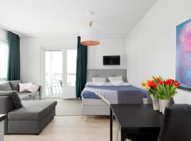 New 2BR design home with sauna Espoo Park，位于埃斯波的公寓