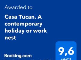 Casa Tucan. A contemporary holiday or work nest，位于莫雷洛斯港的公寓