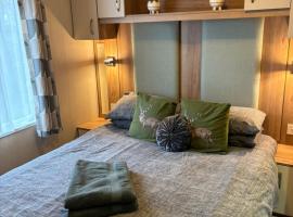 Woodpecker lodge, Camelot Holiday Park, CA6 5SZ，位于卡莱尔的度假屋