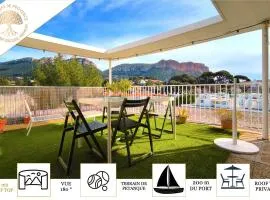 SUNSET GARDEN - Roof Top 45 m2 Vue Mer / Cap Canaille