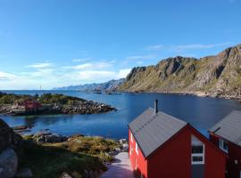 Cabin in Lofoten with spectacular view，位于巴尔斯塔的酒店