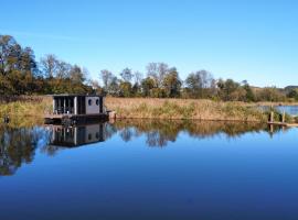 Hausboot Eisvogel，位于Kirchberg an der Raab的船屋